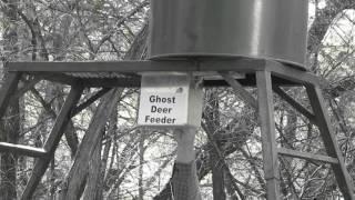 Ghost Deer Feeder feeding with Grandaughter