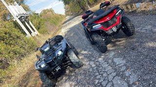 Yamaha Kodiak 450 and CF MOTO CFORCE  600 trail riding!!!