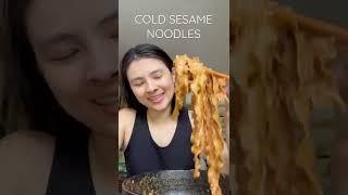 Cold sesame noodles perfect for the summer  #shorts