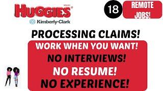 Kimberly Clark Hiring! Processing Claims 18 Remote Jobs No Interviews No Resumes No Experience