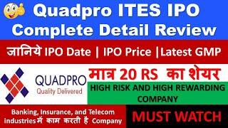 Quadpro IPO | Quadpro IPO Review | Quadpro IPO GMP | PRICE Band |Dates | Investofy