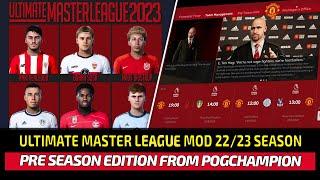 [TTB] ULTIMATE MASTER LEAGUE MOD 22/23 SEASON SHOWCASE! - PRE SEASON EDITION v1.0