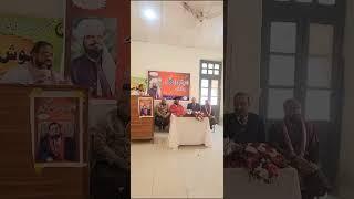 Mr.Naeem Saddiqi paying his tribute to Dr.Izhar Ahmad Gulzar on his Ph- D completion.