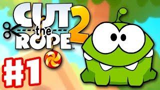 Cut the Rope 2 - Gameplay Walkthrough Part 1 - The Forest! 3 Stars! (iOS, Android)