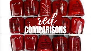 Red Polish Comparisons | Elizabeth Anne