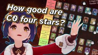 Which C0 4 star characters EVEN FUNCTION in Genshin Impact? [Tier List]