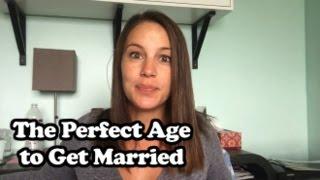 The Perfect Age to Get Married