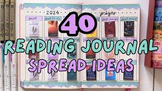 want to spice up your reading journal?  2024 reading journal flip through