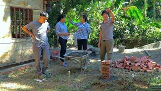 Family affection, solidarity and mutual support. Harvest bananas and onions to give to brothers.