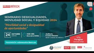 "Movilidad social y desigual de oportunidades" con Vito Peragine de la Universidad de Bari