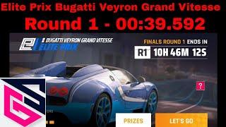 Asphalt 9 - Elite Prix Bugatti Veyron Grand Vitesse - Round 1 - 00:39.592