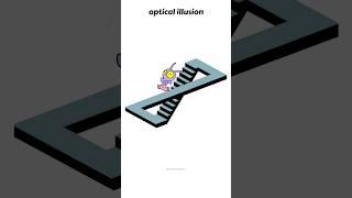 JAX: How is this possible?3D Trick ArtNever Ending Stairs Optical Illusion Animation #3d #illusion