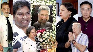 Bollywood Old Actor Vikram Gokhale Prayer Meet -Johny Lever, Shabana Azmi, Dalip Tahil Pay Tribute