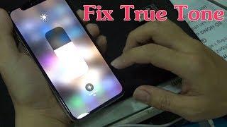 How to fix TRUE TONE disappear after screen replacement