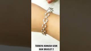 TURKIYA KUMUSHI  BRASLET HAM UZUK QILIB TAQSA BO‘LADI ТУРКИЯ КУМУШ БРАСЛЕТ ХАМ УЗУК 2ХИЛ ТАҚИШ УЧУН