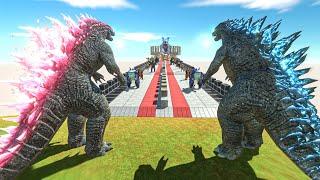Who is Stronger,  Power Levels GODZILLA 2014 vs GODZILLA 2024 - ARBS