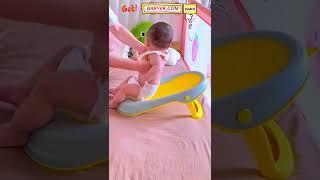 Tired of holding your baby all the time during bath or feeding? Try this Baby Incline Support! #Baby