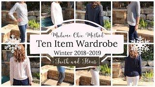 Ten Item Wardrobe Winter 2018 | Capsule Wardrobe | Inspired by Jennifer L. Scott