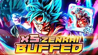 5x ZENKAI BUFFED UL SSBKK GOES FROM MOSQUITO TO HORNET! MUCH IMPROVED POWER! | Dragon Ball Legends