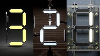 Tutorial: Animating a 7 Segment Display in Blender 4.2