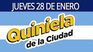 Resultados de la Quiniela de la ciudad del Jueves 28 de Enero del 2021