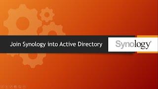 Chapter 7- How to join my Synology NAS into Windows Active Directory domain