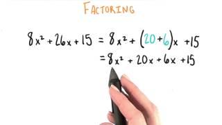 Factor Pairs of Terms - College Algebra