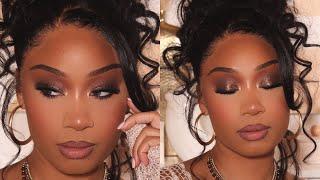 Chocolate Brown Smokey Eye Makeup Tutorial 