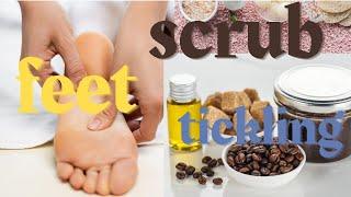 Feet Scrub Techniques to Tickling | ASMR by ProRELAX  [No Talking]