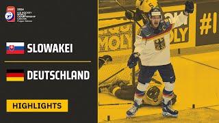 Slowakei vs. Deutschland | Highlights - 1. Spieltag, Eishockey-WM 2024 | SDTV Eishockey