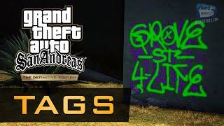 GTA San Andreas - Tags Locations Guide