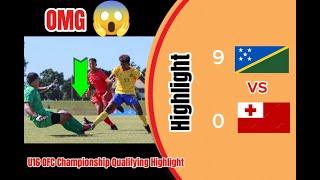 Solomon Island Vs Tonga OFC Championship Qualifying 2024 U16 | SOLOMON ISLAND HIGHLIGHT