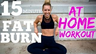 15min FAT BURNER | AT HOME FULL BODY WORKOUT!!