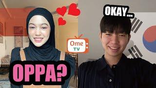 Oppa, I'm going to Korea.. Promise me [OmeTV]