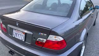 Studio Motorsports Stahl Grey BMW E46 M3 with 45k miles. Slicktop & manual seats.