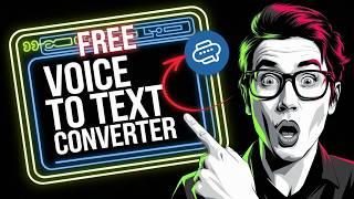 Voice To Text Converter [FREE] | How To Transcribe Audio To Text