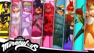 MIRACULOUS |  TRANSFORMACIONES ️ | TEMPORADA 4 | Las Aventuras de Ladybug