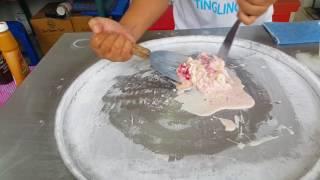 Как делают в Тайланде мороженое / How to make ice cream in Thailand