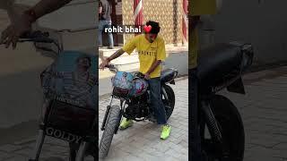 Rohit deshwal bhai ka reaction ️ #nishudeswalstunt #rohitdeshwal #shortsvideo #splendor