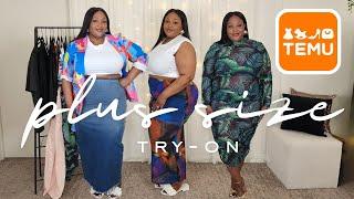 Temu Plus Size Outfits Try-On Haul | Spring / Summer Dresses, Tops, Sets and More+