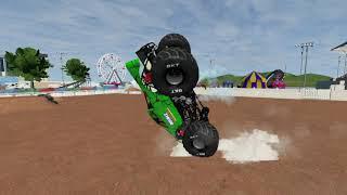 Beamng Monster Jam Double Trouble Freestyle @ Arizona State Fair 2019!