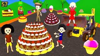 CINCHU KI SHAITANI (PART 57) | Cake Wala Cartoon | Desi Comedy Video | Cartoon