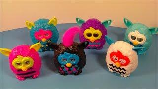 2013 FURBY BOOM SET OF 6 McDONALD'S HAPPY MEAL COLLECTION VIDEO REVIEW