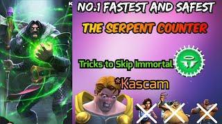 No.1 Serpent Counter | Tricks to Skip Immortal