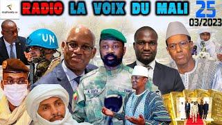 La Revue de Presse de la RADIO LA VOIX DU MALI du 25 MARS 2023