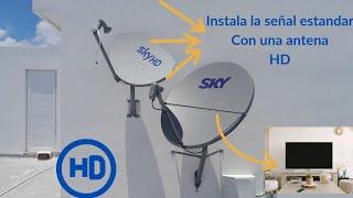 como configurar antena satelital hd al satelite antiguo