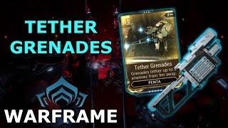 Warframe - Quick Look At Tether Grenades (Penta Mod)