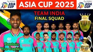 Asia Cup 2025 | India Team Squad | India Players List for Asia Cup 2025 | Ind Squad 2025