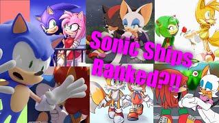 SO MANY SHIPS!!! | Sonic The Hedgehog's Ship Tier List!