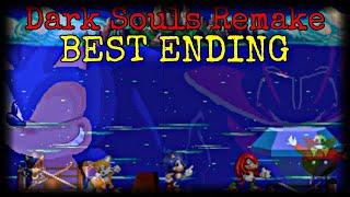 Sonic.exe Dark Souls Remake | BEST ENDING! (Full gameplay!)